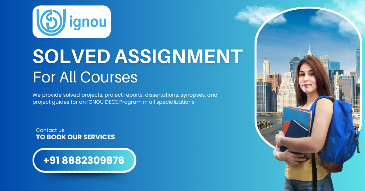 Get IGNOU Solved Assignment Help