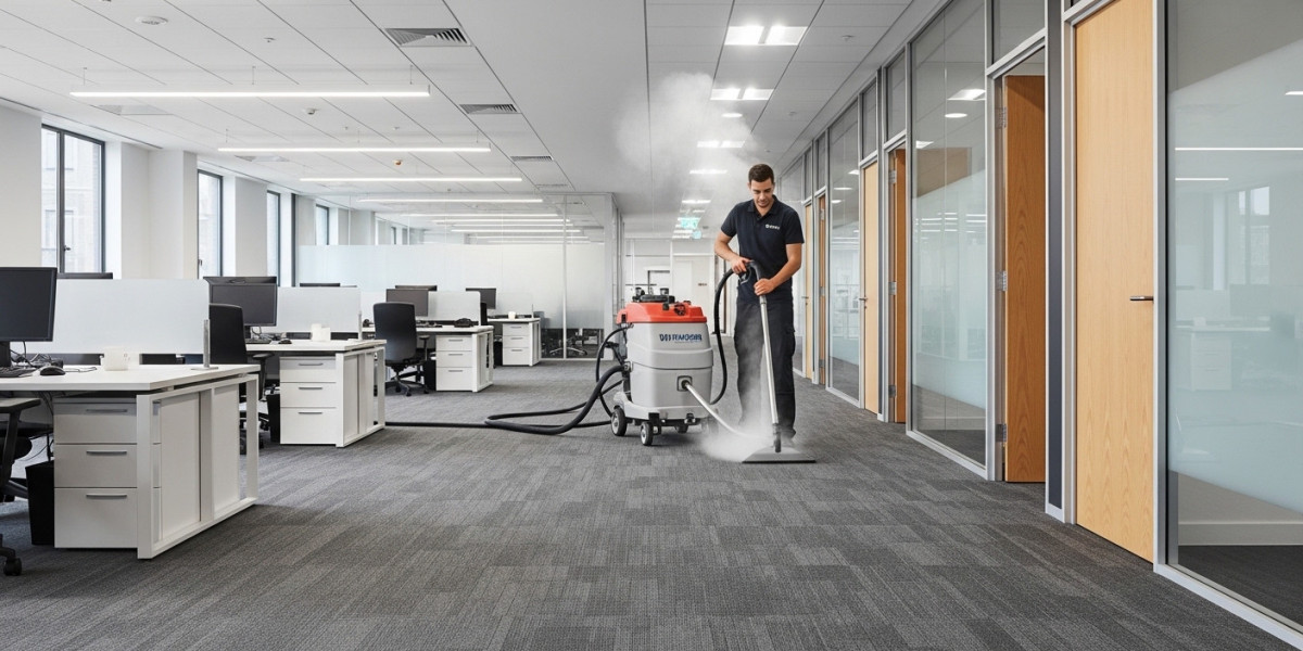Deep-Clean Your Office Carpets with Steam Cleaning Services